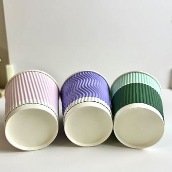 Custom Logo Disposable Double Wall Paper Cup