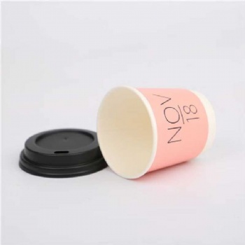 Takeaway Packaging Disposable Paper Cup with Lid