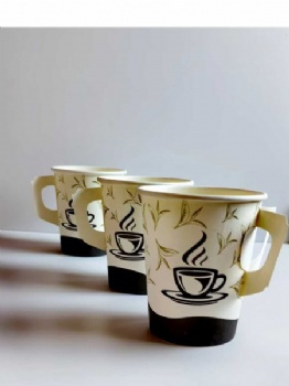 7oz Coffee Paper Cup With Handle