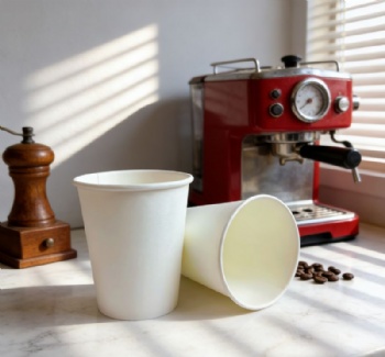 Pure White 2.5oz-16oz Factory Direct Sale of Disposable Thickened Paper Cups for Coffee Tea Beverage