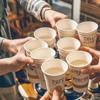 Single Wall PE Coated Disposable Paper Cups