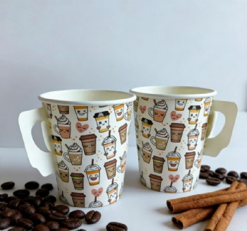 Cheap Price Factory Wholesale High Quality Good Selling Coffee Tea Paper Cups for Hot Drinks with Handle